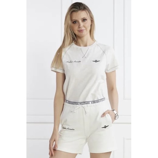 Aeronautica Militare T-shirt | Regular Fit ze sklepu Gomez Fashion Store w kategorii Bluzki damskie - zdjęcie 172910877