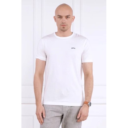 BOSS GREEN T-shirt Tee Curved | Regular Fit M okazja Gomez Fashion Store