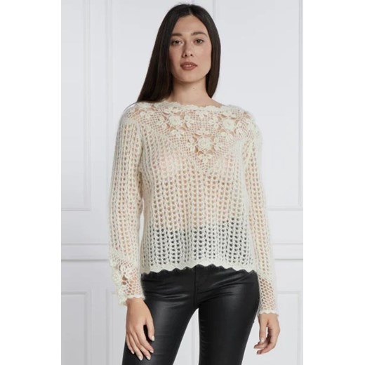 TWINSET Wełniany sweter | Regular Fit ze sklepu Gomez Fashion Store w kategorii Swetry damskie - zdjęcie 172911376