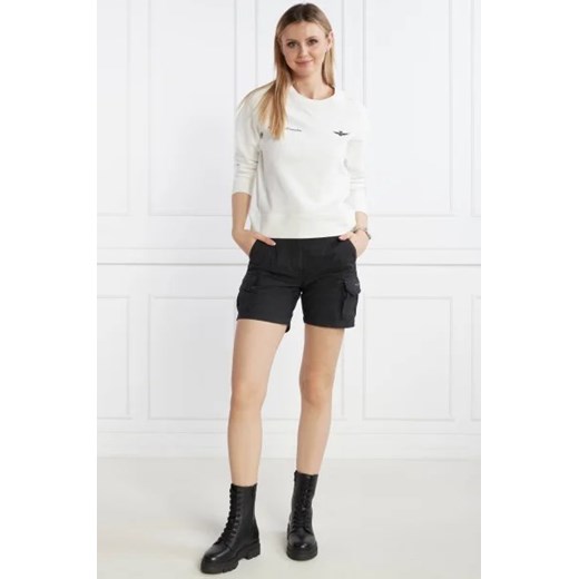 Bluza damska Aeronautica Militare bawełniana na wiosnę w wojskowym stylu 