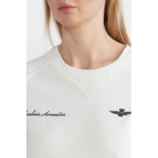 Bluza damska Aeronautica Militare w wojskowym stylu bawełniana na wiosnę 