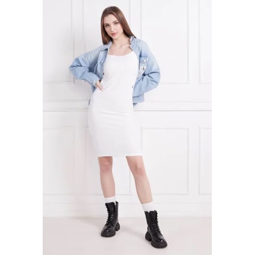 CALVIN KLEIN JEANS Sukienka SLUB RIB STRAPPY M okazja Gomez Fashion Store