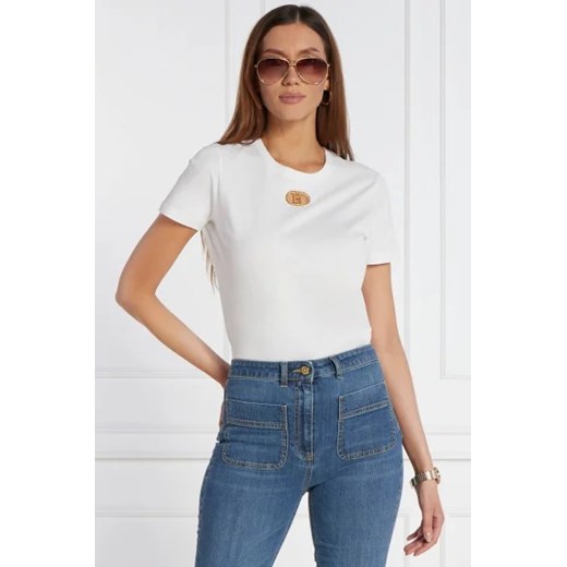 Elisabetta Franchi T-shirt | Slim Fit ze sklepu Gomez Fashion Store w kategorii Bluzki damskie - zdjęcie 172912295