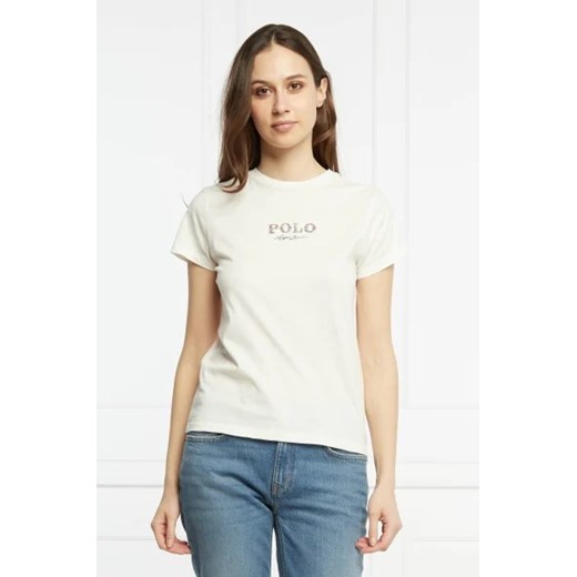 POLO RALPH LAUREN T-shirt | Regular Fit ze sklepu Gomez Fashion Store w kategorii Bluzki damskie - zdjęcie 172912375