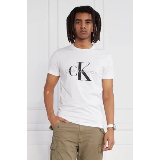 CALVIN KLEIN JEANS T-shirt | Slim Fit ze sklepu Gomez Fashion Store w kategorii T-shirty męskie - zdjęcie 172912515