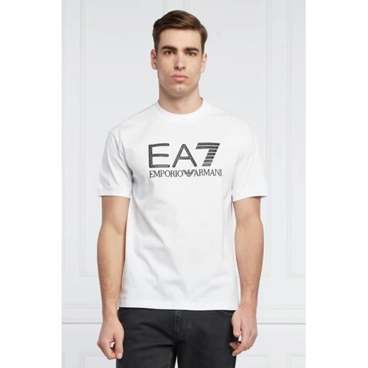 EA7 T-shirt | Regular Fit ze sklepu Gomez Fashion Store w kategorii T-shirty męskie - zdjęcie 172912529