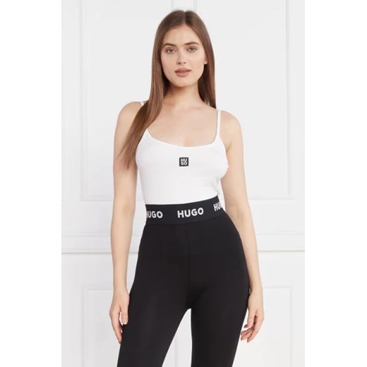 Hugo Bodywear Top VEST RIB | Regular Fit ze sklepu Gomez Fashion Store w kategorii Bluzki damskie - zdjęcie 172912607