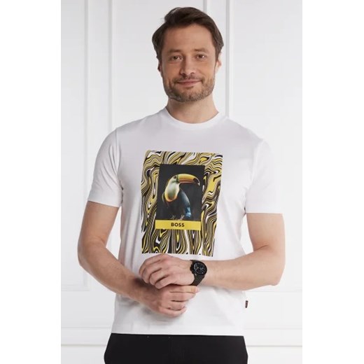 BOSS ORANGE T-shirt Te_Tucan | Regular Fit ze sklepu Gomez Fashion Store w kategorii T-shirty męskie - zdjęcie 172912647