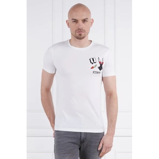 Iceberg T-shirt | Regular Fit ze sklepu Gomez Fashion Store w kategorii T-shirty męskie - zdjęcie 172912718