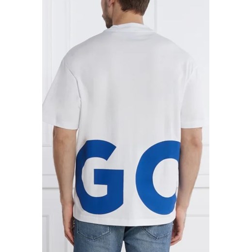 Hugo Blue T-shirt Nannavaro | Oversize fit Hugo Blue S promocja Gomez Fashion Store