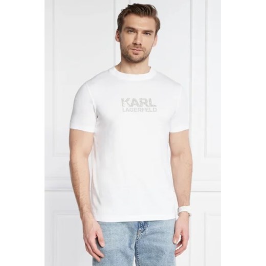 Karl Lagerfeld T-shirt | Regular Fit ze sklepu Gomez Fashion Store w kategorii T-shirty męskie - zdjęcie 172913029