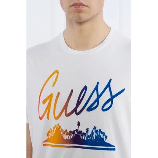 GUESS T-shirt SS BSC GUESS ISLAND | Relaxed fit Guess M okazja Gomez Fashion Store