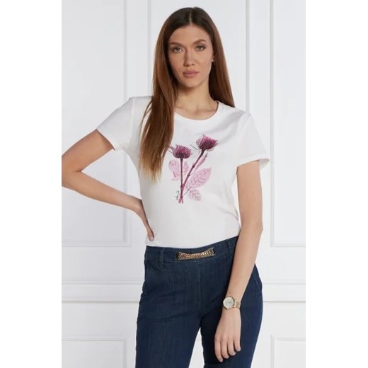 Liu Jo T-shirt | Slim Fit ze sklepu Gomez Fashion Store w kategorii Bluzki damskie - zdjęcie 172913496