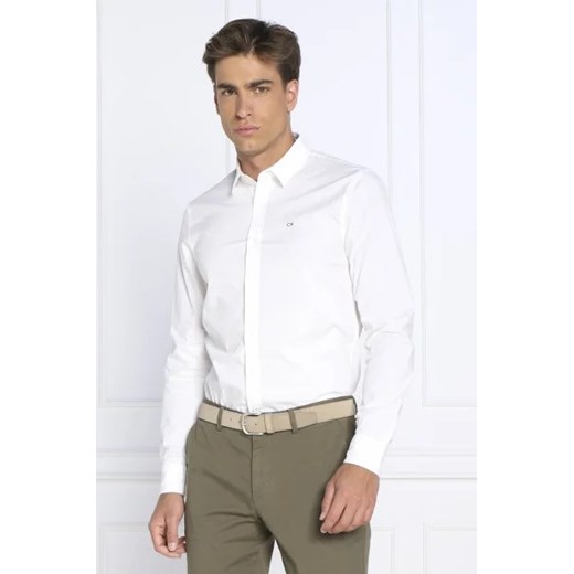 Calvin Klein Koszula POPLIN | Slim Fit ze sklepu Gomez Fashion Store w kategorii Koszule męskie - zdjęcie 172913538