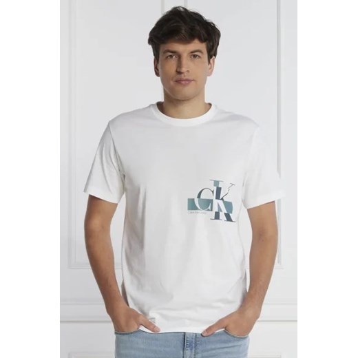 CALVIN KLEIN JEANS T-shirt | Regular Fit ze sklepu Gomez Fashion Store w kategorii T-shirty męskie - zdjęcie 172913898