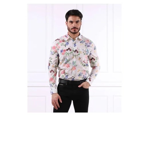 GUESS Koszula LS COLLINS AOP SHIRT | Regular Fit ze sklepu Gomez Fashion Store w kategorii Koszule męskie - zdjęcie 172914275