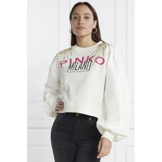 Pinko Bluza | Cropped Fit ze sklepu Gomez Fashion Store w kategorii Bluzy damskie - zdjęcie 172914515