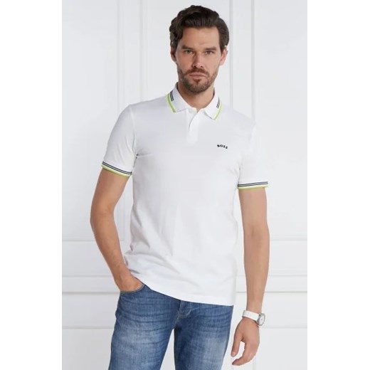 BOSS GREEN Polo Paul Curved | Slim Fit | stretch L promocja Gomez Fashion Store