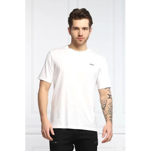 HUGO T-shirt Dero222 | Regular Fit ze sklepu Gomez Fashion Store w kategorii T-shirty męskie - zdjęcie 172915169