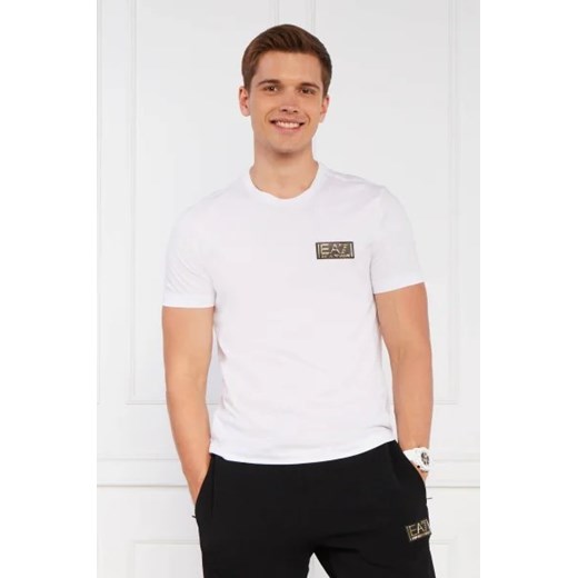 EA7 T-shirt | Regular Fit ze sklepu Gomez Fashion Store w kategorii T-shirty męskie - zdjęcie 172915559