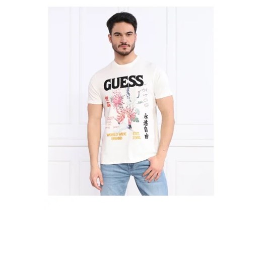 GUESS T-shirt TOKYO COLLAGE | Regular Fit Guess XL Gomez Fashion Store okazja