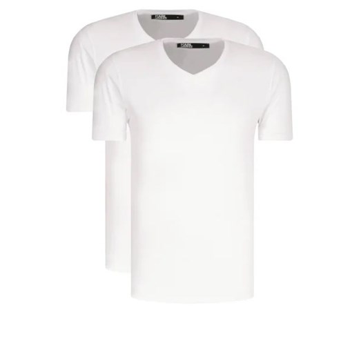 Karl Lagerfeld T-shirt 2-pack | Regular Fit ze sklepu Gomez Fashion Store w kategorii T-shirty męskie - zdjęcie 172916557
