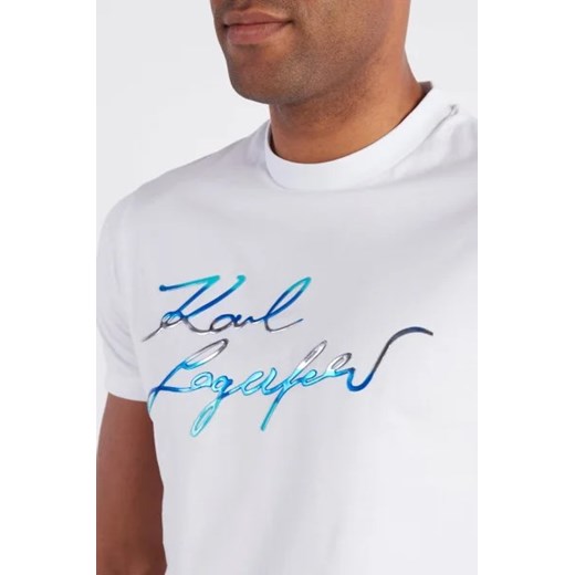 Karl Lagerfeld T-shirt CREWNECK | Regular Fit Karl Lagerfeld XL promocyjna cena Gomez Fashion Store