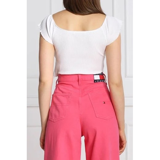 Bluzka damska Tommy Jeans bawełniana