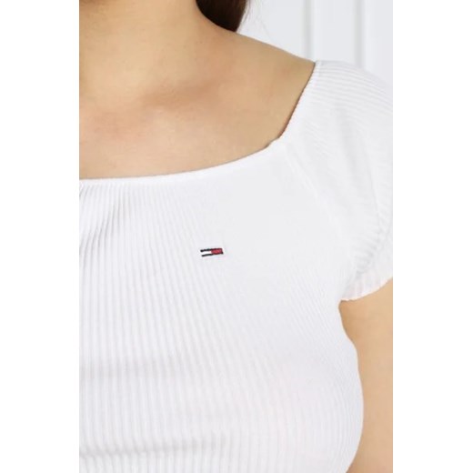 Bluzka damska Tommy Jeans bawełniana