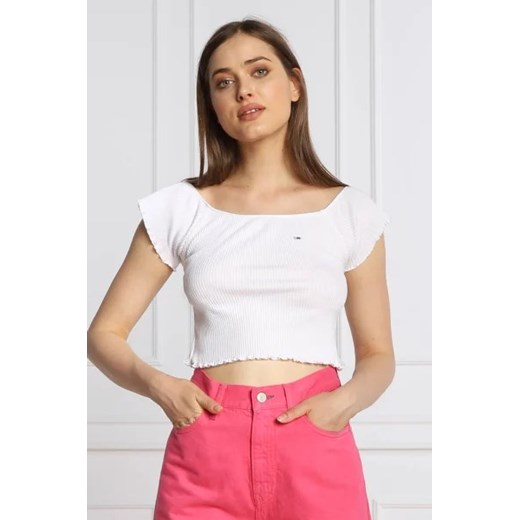 Bluzka damska Tommy Jeans bawełniana