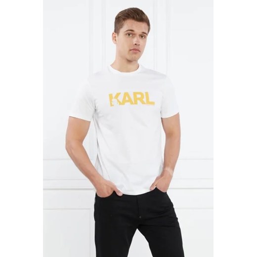 Karl Lagerfeld T-shirt karl logo | Regular Fit ze sklepu Gomez Fashion Store w kategorii T-shirty męskie - zdjęcie 172917616