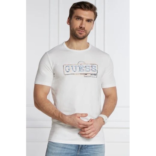 GUESS T-shirt | Slim Fit ze sklepu Gomez Fashion Store w kategorii T-shirty męskie - zdjęcie 172918315
