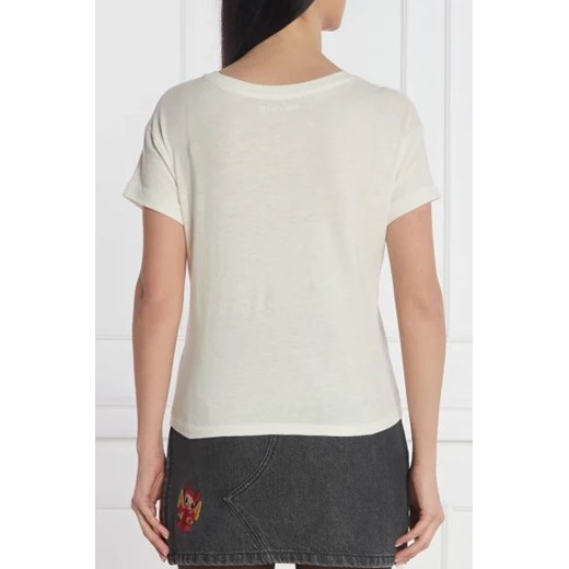 Zadig&Voltaire T-shirt | Regular Fit | z dodatkiem lnu Zadig&voltaire M Gomez Fashion Store okazja