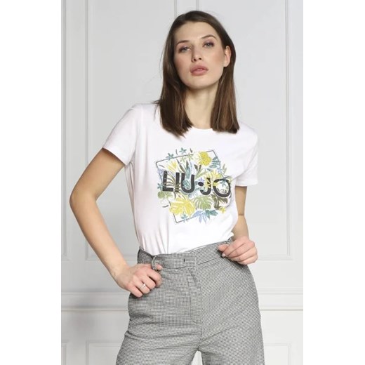 Liu Jo T-shirt | Regular Fit ze sklepu Gomez Fashion Store w kategorii Bluzki damskie - zdjęcie 172918359