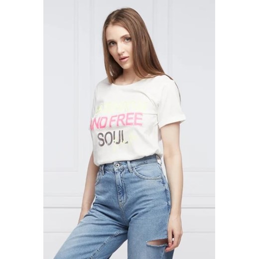 Liu Jo Sport T-shirt | Regular Fit L wyprzedaż Gomez Fashion Store