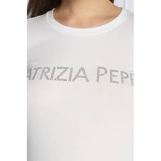 Patrizia Pepe T-shirt MAGLIA | Slim Fit Patrizia Pepe XL wyprzedaż Gomez Fashion Store