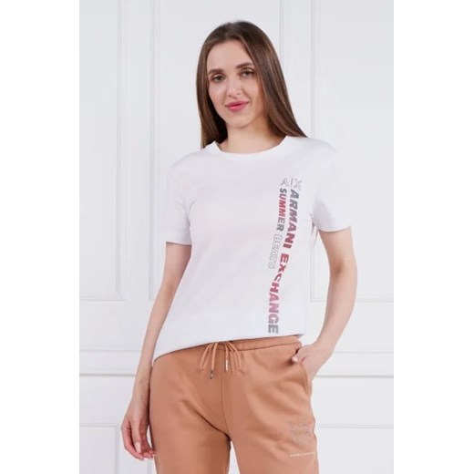 Armani Exchange T-shirt | Regular Fit ze sklepu Gomez Fashion Store w kategorii Bluzki damskie - zdjęcie 172918968