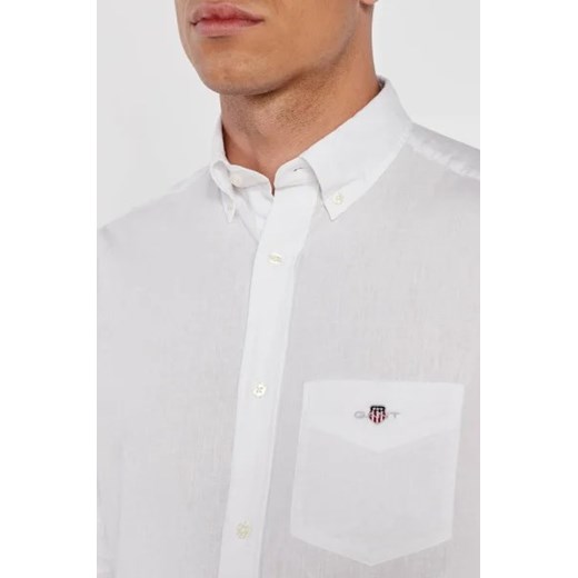 Gant Koszula | Regular Fit | z dodatkiem lnu Gant XXL Gomez Fashion Store
