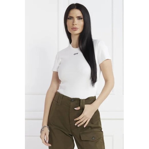 OFF-WHITE T-shirt | Slim Fit 40 wyprzedaż Gomez Fashion Store