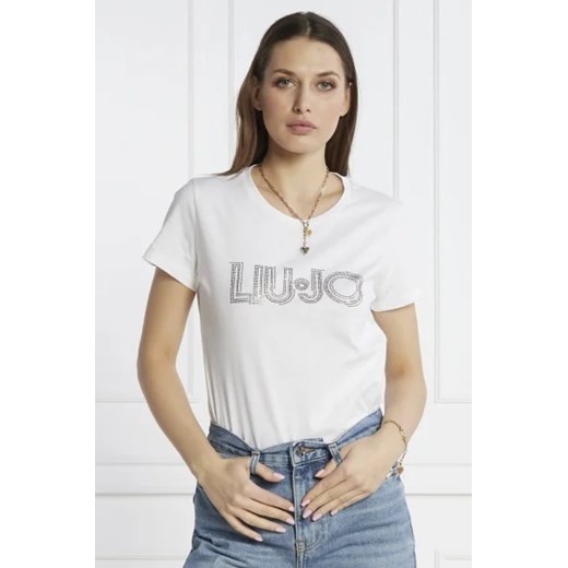 Liu Jo T-shirt | Regular Fit ze sklepu Gomez Fashion Store w kategorii Bluzki damskie - zdjęcie 172919415