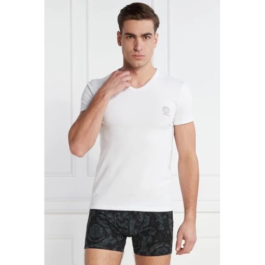 Versace T-shirt | Regular Fit | stretch ze sklepu Gomez Fashion Store w kategorii T-shirty męskie - zdjęcie 172919899