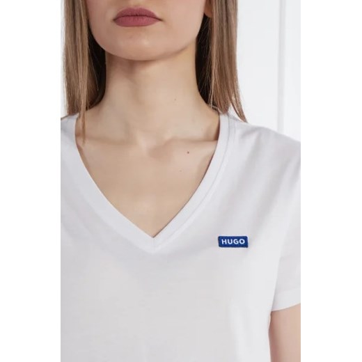 Hugo Blue T-shirt Classic V B | Regular Fit Hugo Blue XL okazja Gomez Fashion Store