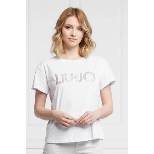 Liu Jo T-shirt | Regular Fit Liu Jo XS wyprzedaż Gomez Fashion Store