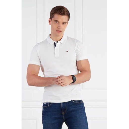 Tommy Jeans Polo PLACKET | Slim Fit ze sklepu Gomez Fashion Store w kategorii T-shirty męskie - zdjęcie 172920417