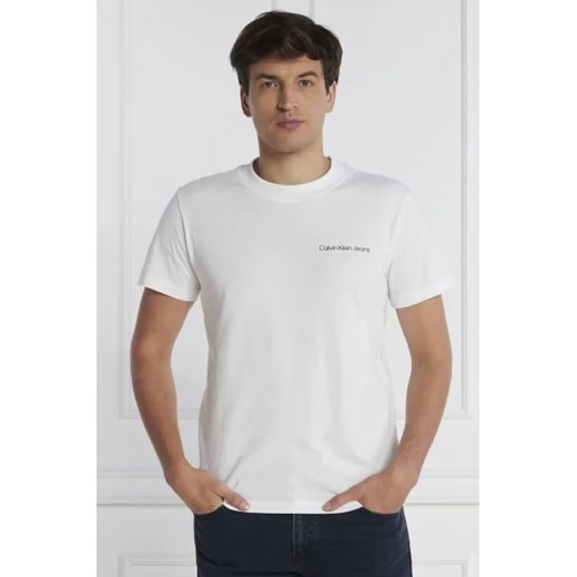 CALVIN KLEIN JEANS T-shirt LOGO TAPE | Regular Fit ze sklepu Gomez Fashion Store w kategorii T-shirty męskie - zdjęcie 172920615