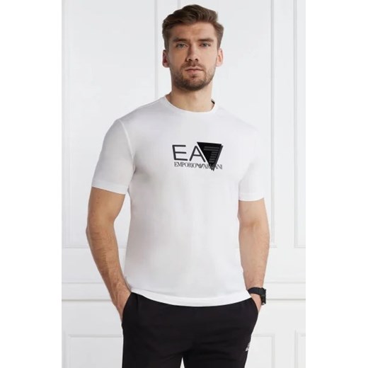 EA7 T-shirt | Regular Fit ze sklepu Gomez Fashion Store w kategorii T-shirty męskie - zdjęcie 172921079