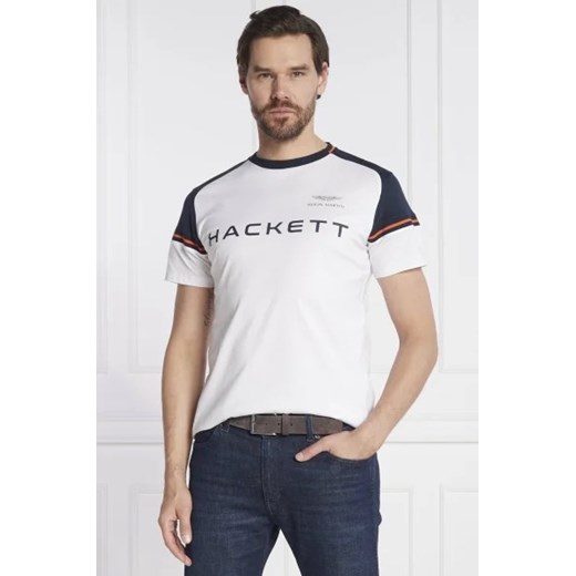 Hackett London T-shirt | Regular Fit ze sklepu Gomez Fashion Store w kategorii T-shirty męskie - zdjęcie 172921128