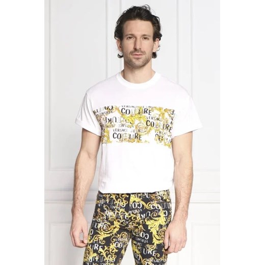 Versace Jeans Couture T-shirt | Regular Fit ze sklepu Gomez Fashion Store w kategorii T-shirty męskie - zdjęcie 172921199