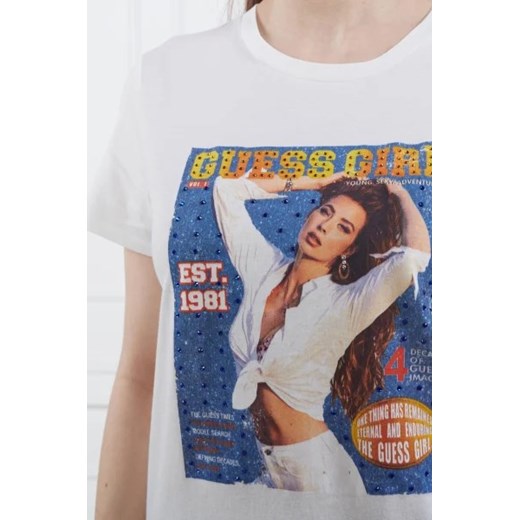 GUESS T-shirt GUESS GIRL EASY TEE | Regular Fit Guess XXL wyprzedaż Gomez Fashion Store