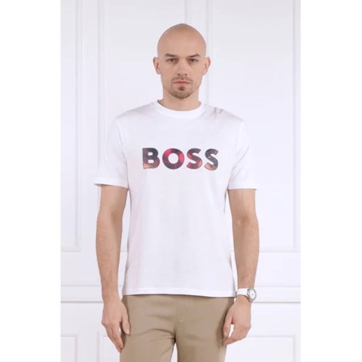 BOSS ORANGE T-shirt TeeArt | Regular Fit ze sklepu Gomez Fashion Store w kategorii T-shirty męskie - zdjęcie 172921449